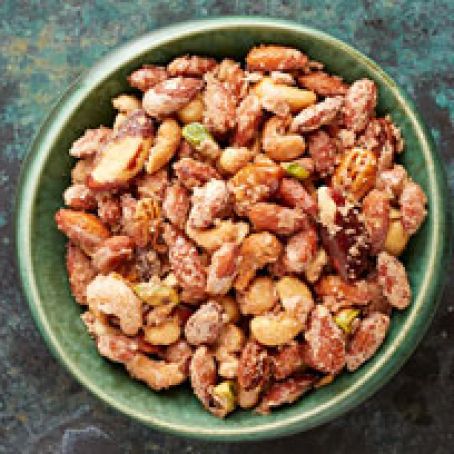 Cinnamon-Orange Glazed Nuts