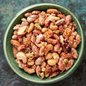 Cinnamon-Orange Glazed Nuts