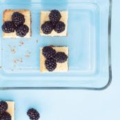 Lemon Cheesecake Squares with Fresh Berries