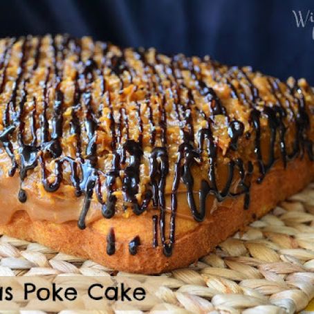 Somoas Poke Cake