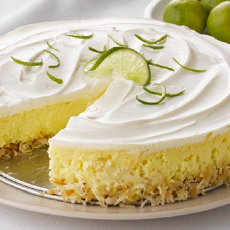 Coconut Crusted Key Lime Cheesecake
