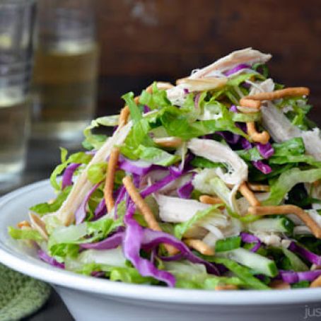 Chinese Chicken Salad with Sesame Dressing