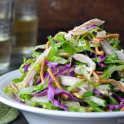 Chinese Chicken Salad with Sesame Dressing