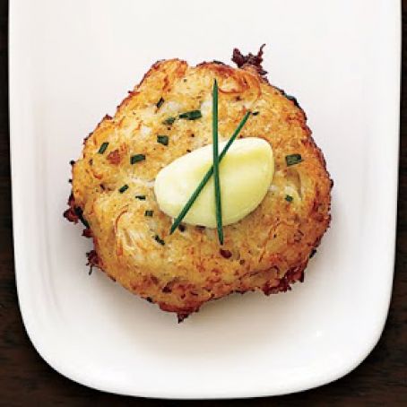 Mini Crab Cakes with Wasabi Mayo