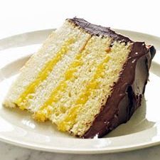 Chocolate Cake with Orange Curd Filling