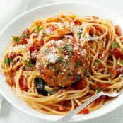 Spaghetti and Turkey Meatballs