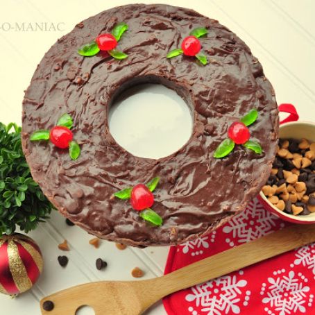 Five-Minute Fudge Wreath