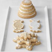 Iced Brown Sugar Cookies