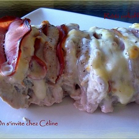 TERNERA GRATINADA CON CEBOLLA Y CHAMPIÑONES