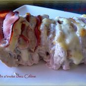 TERNERA GRATINADA CON CEBOLLA Y CHAMPIÑONES