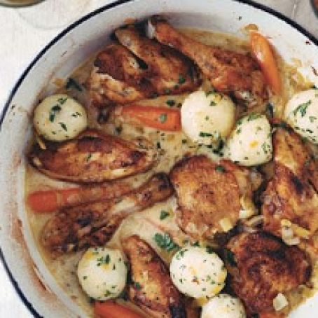 Chicken in Riesling