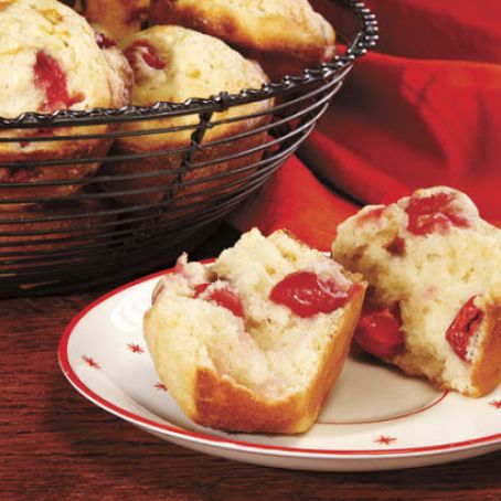 Cherry Almond Muffins