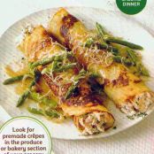 Chicken & Asparagus Crepes