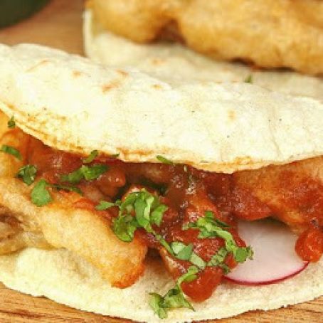 Beer-Battered Fish Tacos