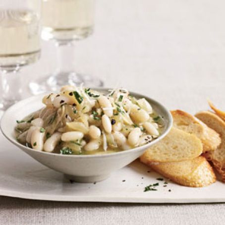 CANNELLINI****White Beans with Chicken and Onion Confit