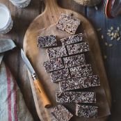 bars - Superfood Chocolate Crispie Treats {gluten-free, vegan, refined sugar-free}