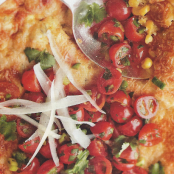 Corn and Zucchini Pan Souffle