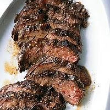 Hanger Steak with Warm Bulgur Salad