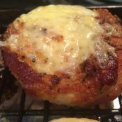 Bacon wrapped Sweet Onion with Gruyere