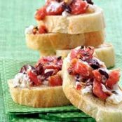 Tomato-Goat Cheese Bruschetta