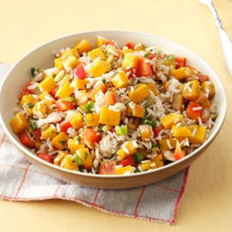 Roasted Butternut Squash & Rice Salad Recipe
