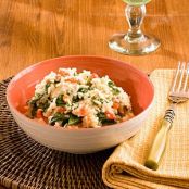 Baby Spinach and Red Pepper Rice