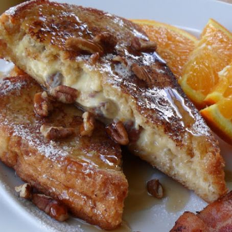Pecan & Orange Stuffed French Toast