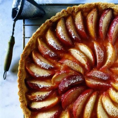 White Peach Tart