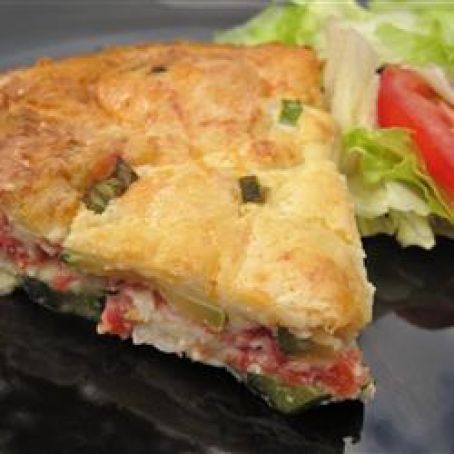 Easy Crustless Zucchini Quiche