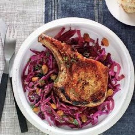 Pork with Roasted Red Cabbage