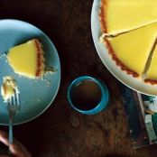 LEMON CURD TART w/ OLIVE OIL CRUST