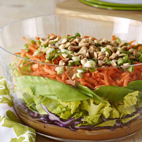 Layered Asian Salad