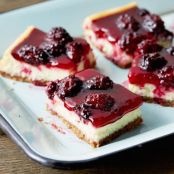 Blackberry Cheesecake Squares