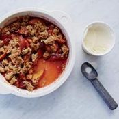 Peach Crisp with Brown Butter Crumble