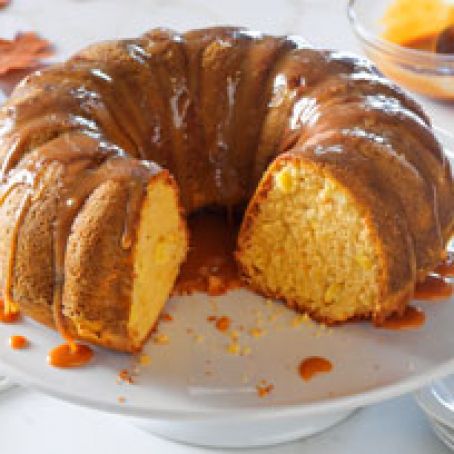 Moist Caramel Apple Cake