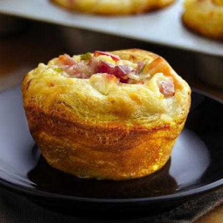 Cheesy Ham and Apple Cups