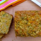 Savory Zucchini Cheddar Cheese Bread