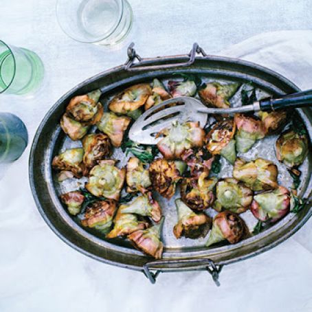 Pot-Roasted Artichokes