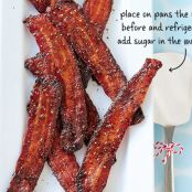 Brown-sugar-baked bacon