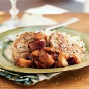 Pork Medallions with Necatrine-Cranberry Chutney
