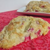 Rhubarb Vanilla Bean Scones