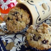 Streusel Topped Blueberry Muffins