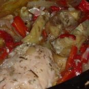 Chicken, Artichokes & Fire Roasted Peppers