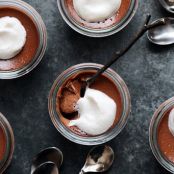 Extra-Bittersweet Chocolate Pots de Crème