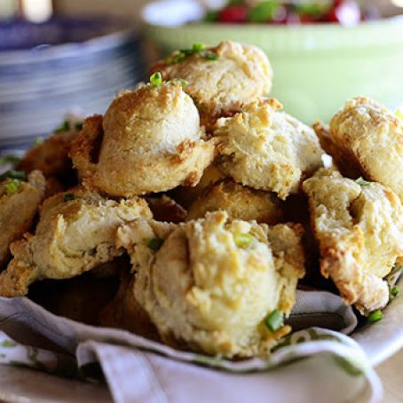 Cheddar-Chive Drop Biscuits