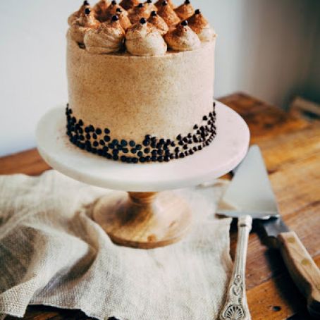 Banana and Chocolate Crunch Cake with Graham Cracker Frosting