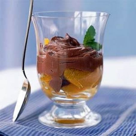Bittersweet Chocolate Mousse a l' Orange