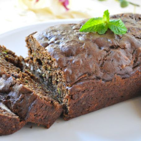 Chocolate Zucchini Bread with Walnuts