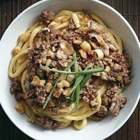 Chinese Egg Noodles with Five-Spice Pork