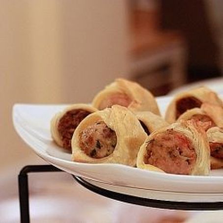 Lamb Sausage in Puff Pastry